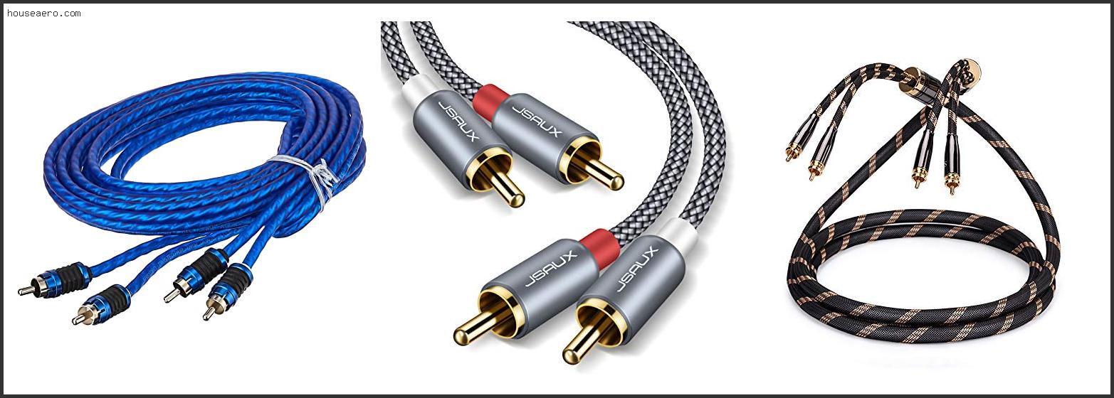 Best Rca Cables Audiophile