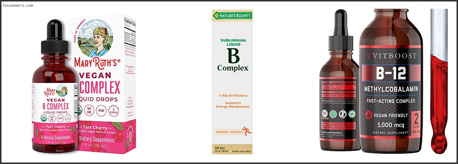 Best Liquid B 12 Supplement