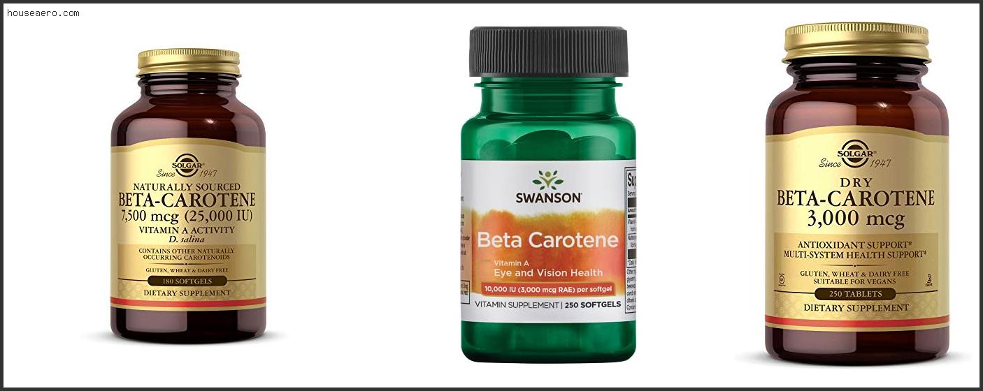 Best Beta Carotene Supplement