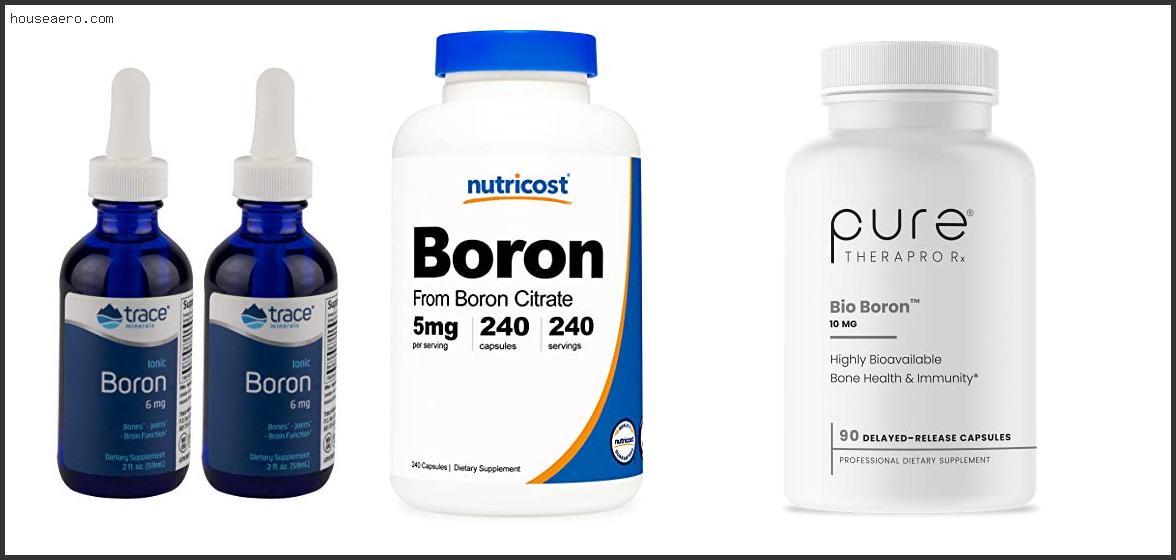 Best Boron Supplement 10 Mg